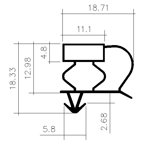 Gasket Profile EKT-G47