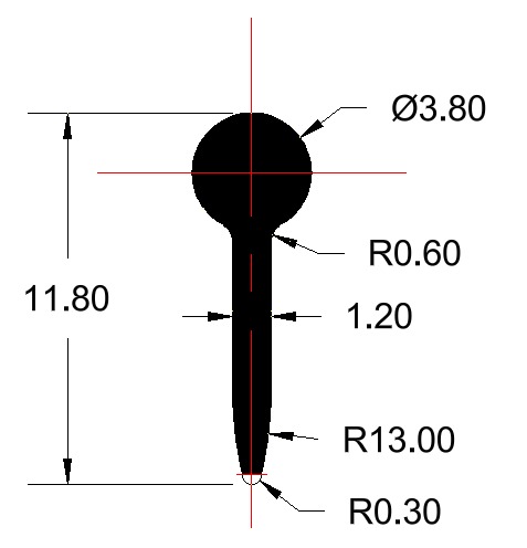 Gasket Profile EKT-G48
