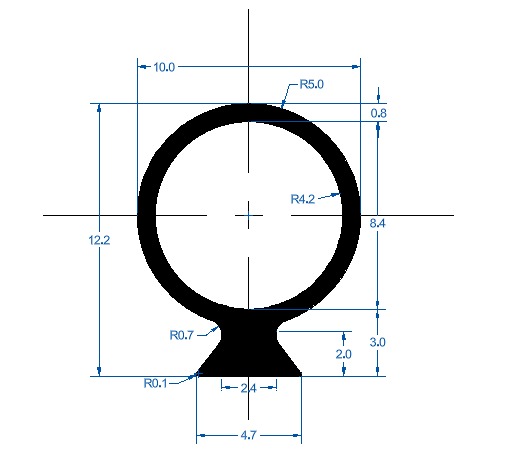 Gasket Profile EKT-G45