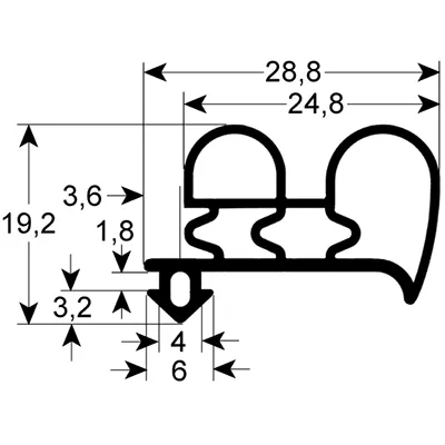 Gasket Profile EKT-G36