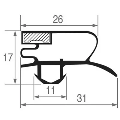 Gasket Profile EKT-G34