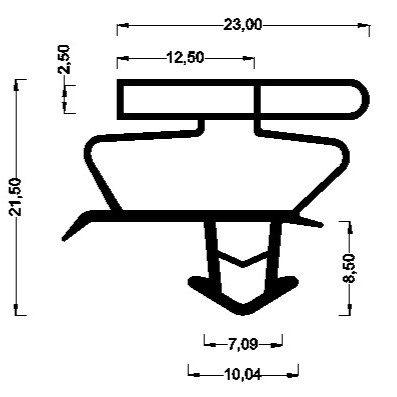 Gasket Profile EKT-G33