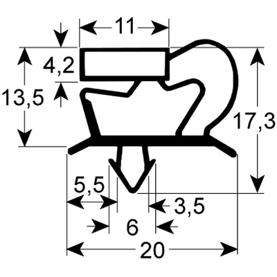 Gasket Profile EKT-G07