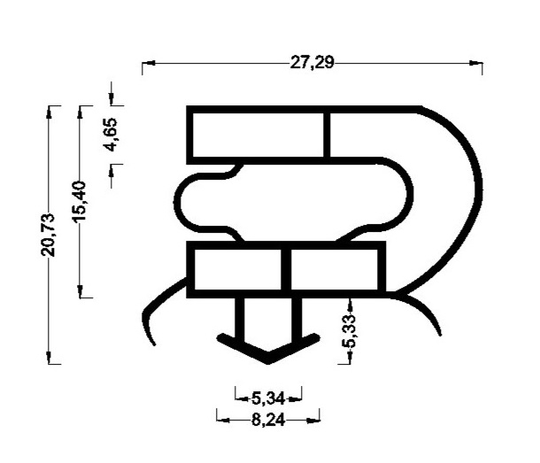 Gasket Profile EKT-G25