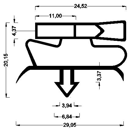 Gasket Profile EKT-G31